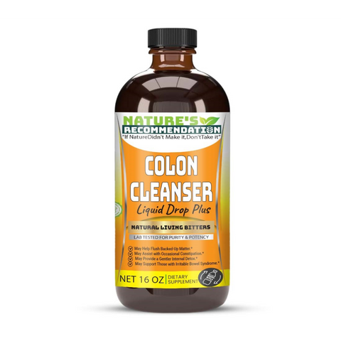 Lemon Colon Cleanser Living Bitters tonic liquid drop plus 16 oz made with alkalized spring water