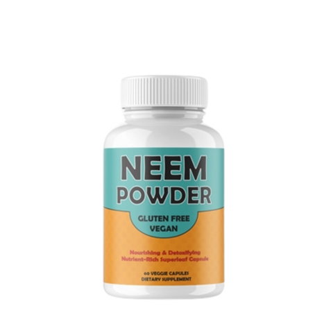 Neem Powder 500 MG Capsules 60 Count