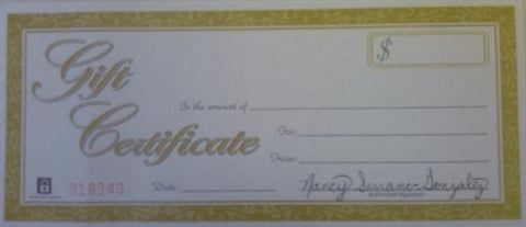 Gift Certificate